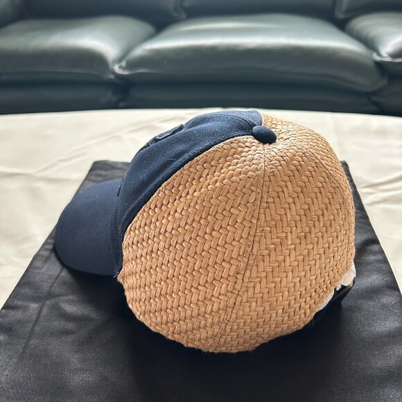 NWT Saint Laurent NAVY BLUE Baseball cap size57 - Picture 2 of 8